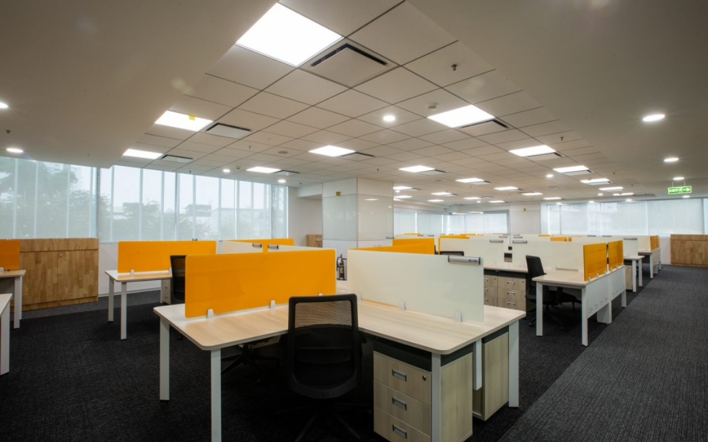 Furnished office space for rent in Bangalore.