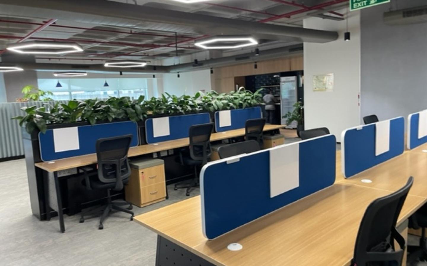 Furnished office space in Lavelle road Bangalore.